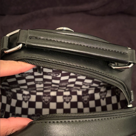 Forever Emo Circle Convertible Bag - Black (NWT) - Picture 4 of 4